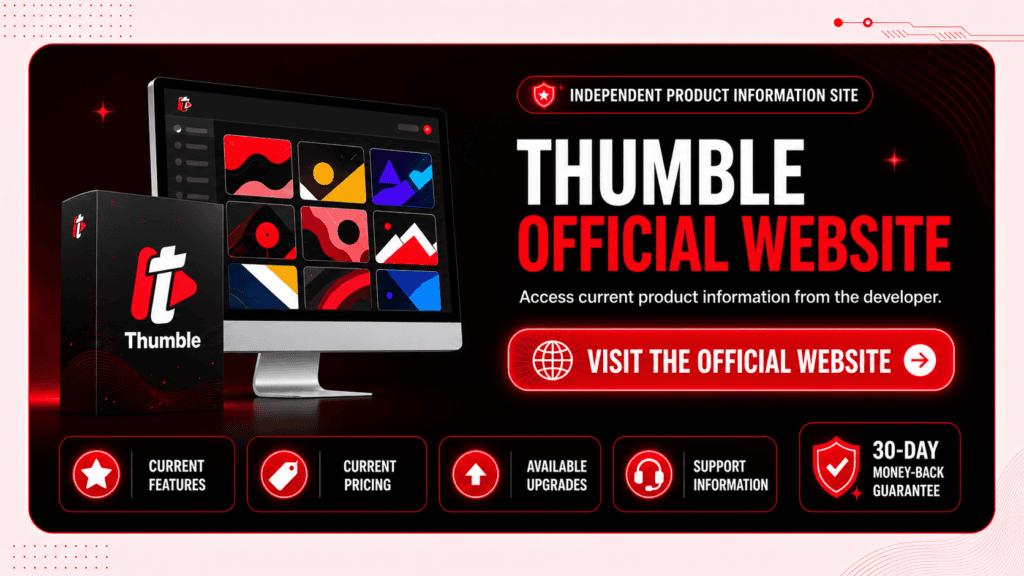 Access the official Thumble AI thumbnail creator offer